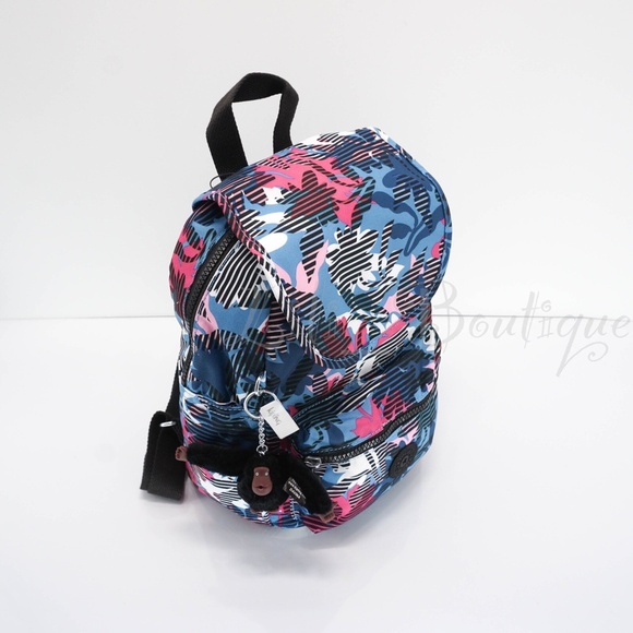 NWT Kipling KI2420 Ezra Small Backpack Travel Bag Polyester Brilliant Blossoms main image 2